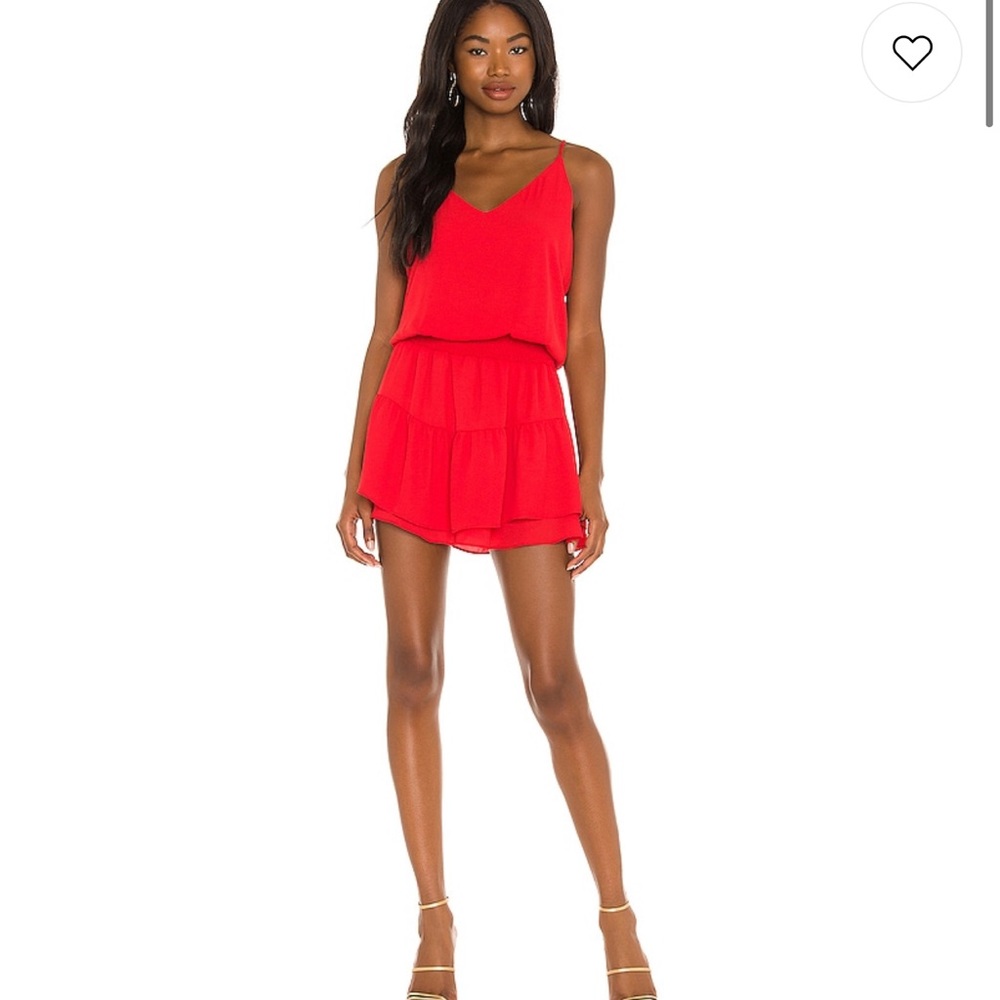 REVOLVE CAMI MINI DRESS RED